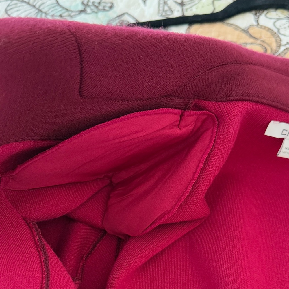 Chicos  Double-Breasted Burgundy Blazer size S - Picture 8 of 8